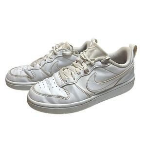 Nike Court Borough‎ Low Recraft (GS) Shoes White Size 4.5 Youth Lace Up Sneakers